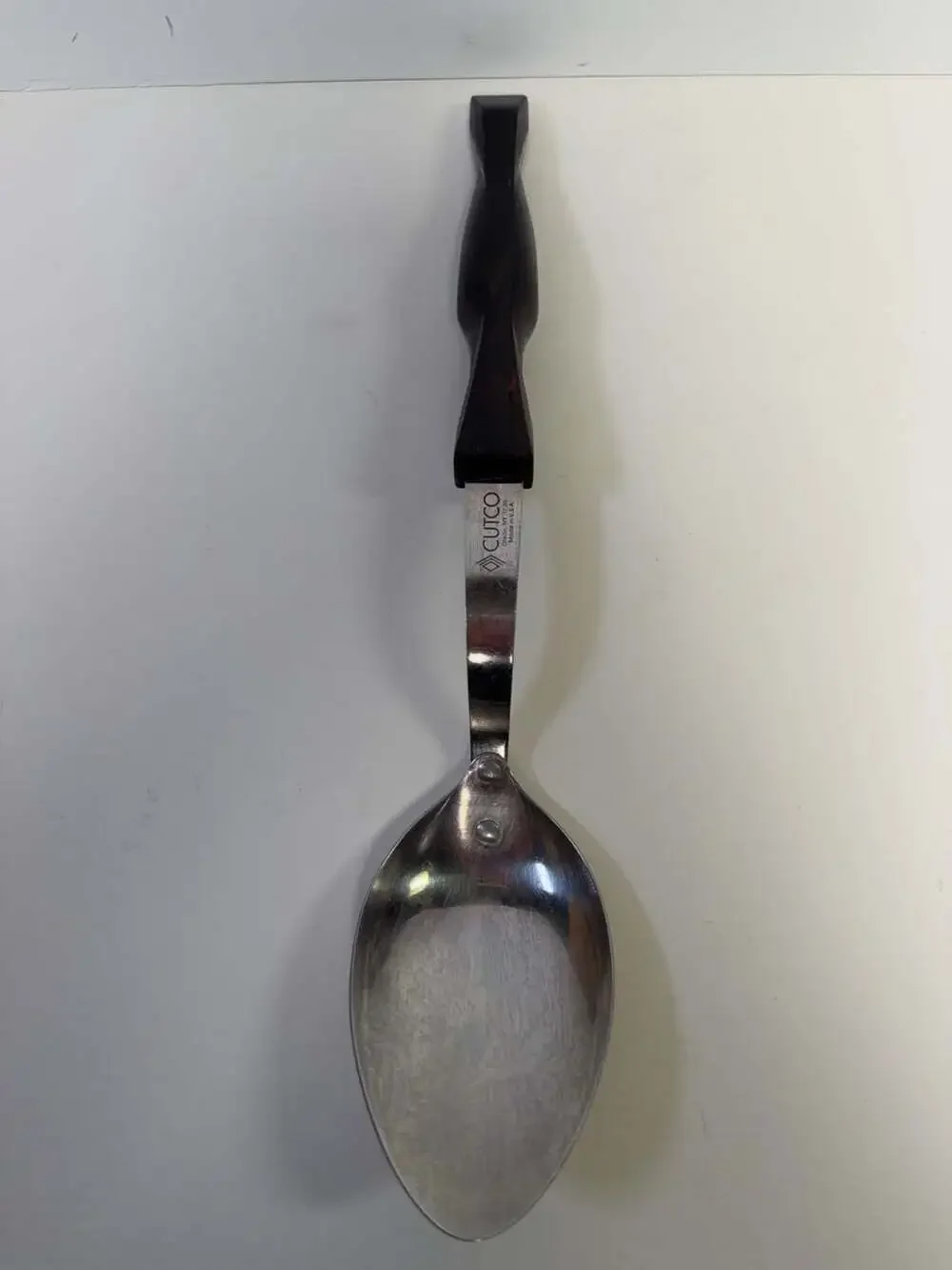 Cutco Vintage‎ Serving Spoon with Brown Handle